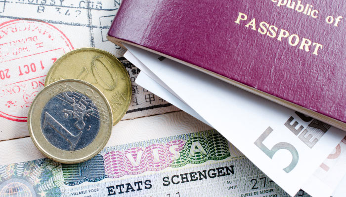 Frais de dossier pour un visa